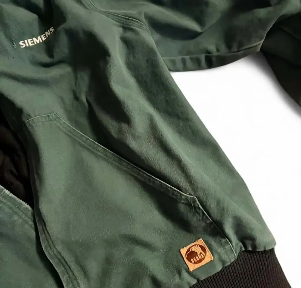 Carhartt Style Berne Workwear Hooded Jacket Large - Picture 2 of 3
